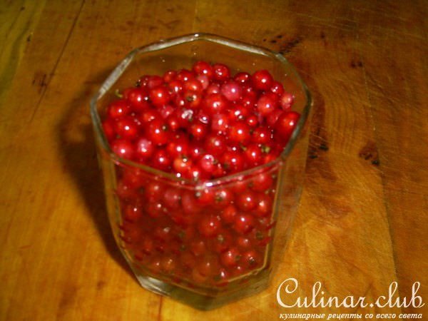 Кисель с красной смородины