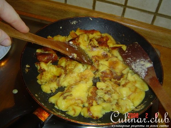 Немецкий императорский десерт Kaiserschmarn