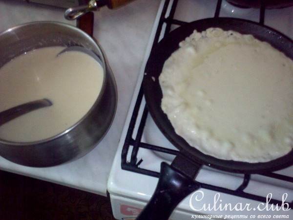 Блинчики на козьем молоке