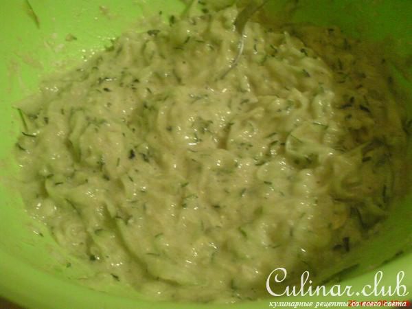 оладьи кабачковые с ржаной мукой