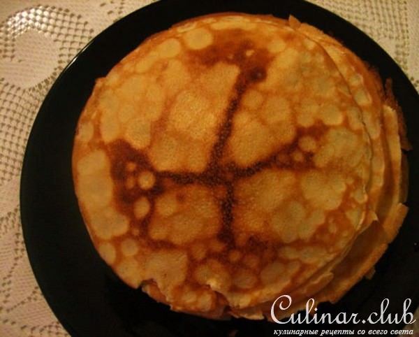 Блинчики сметанные