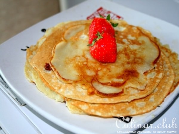 Блины на манной каше