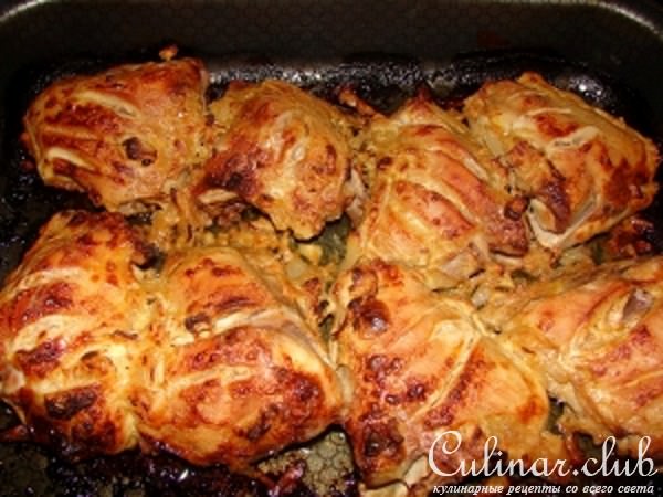 Курица тандури ( в йогуртовом маринаде)