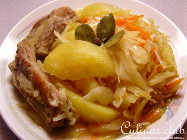Рагу с капустой