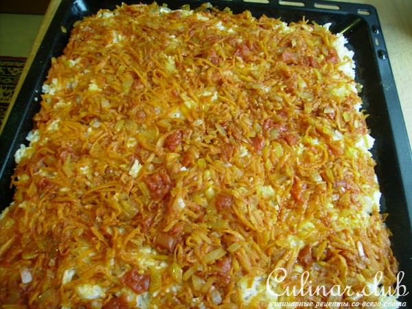 Рыбная запеканка с рисом