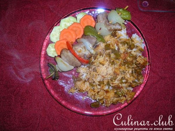 LUBYA- рис со стручковой фасолью и корицей