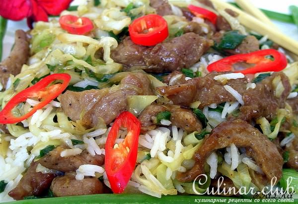 Рис с капустой и бараниной(Lamb&Cabbage Rice)