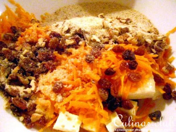 Котлеты из молодой моркови с фетой и орехами
