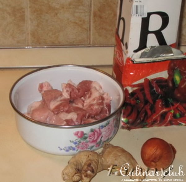 Свинина, тушеная с томатным соком