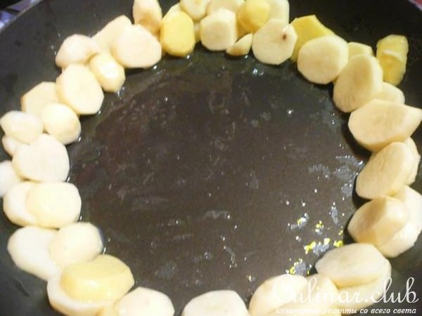 Рыба с овощами и картофелем