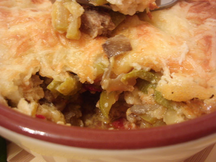 Жульен- суфле с кабачком и язычком. ФМ про ужин за 150 р.