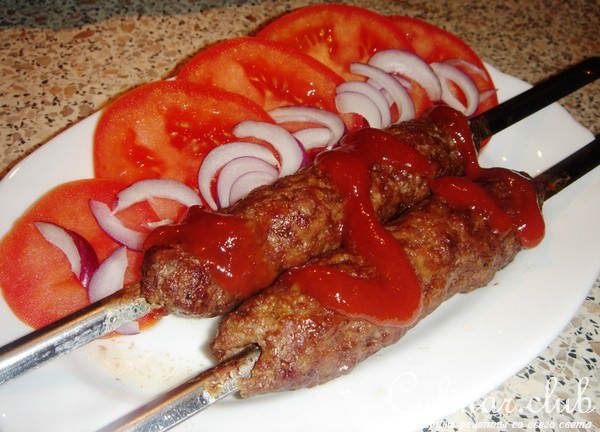 Кийма Кабоб(шашлык из рубленного мяса