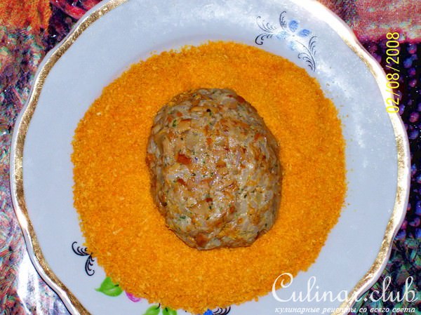 Зразы из лисичек под сметанно-сливочным соусом