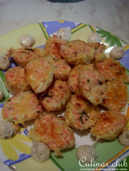 Фаршированные королевские ракушки