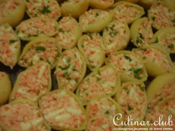 Фаршированные королевские ракушки