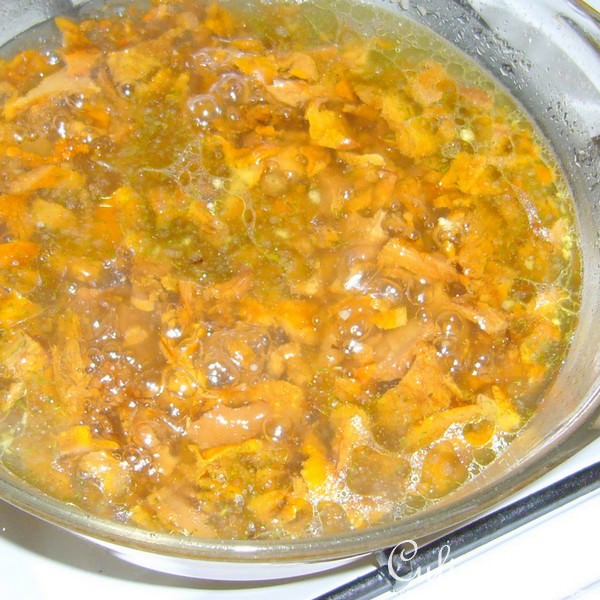 Пшеничная каша с грибами