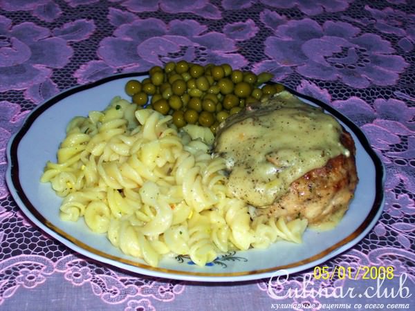 Куриные котлетки с сыром