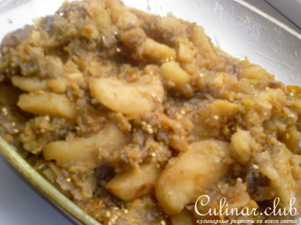 Картофель+баклажан=не совсем обычное рагу.