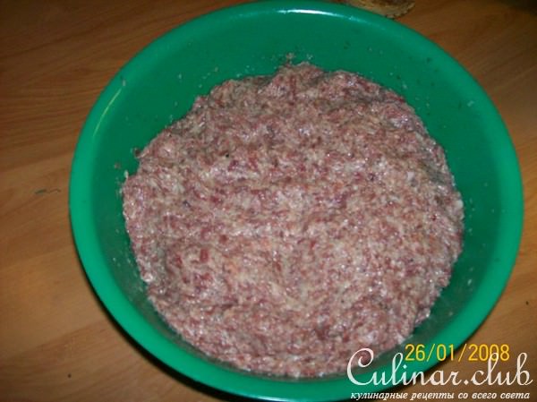 Рубленые зразы с грибами