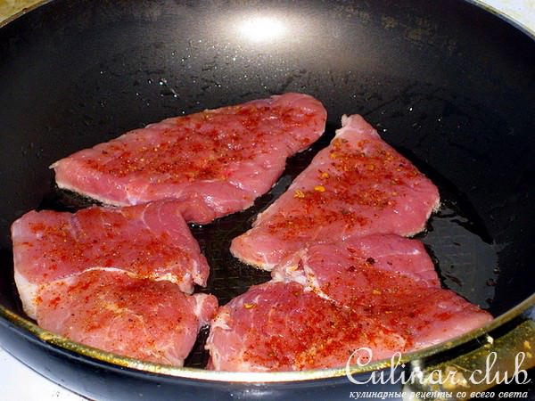 Мяско под грибной шубкой.