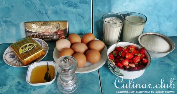 медовые вафли с шоколадом и земляникой.