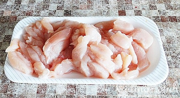 Курица стир-фрай с овощами.