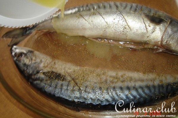 Скумбрия из духовки