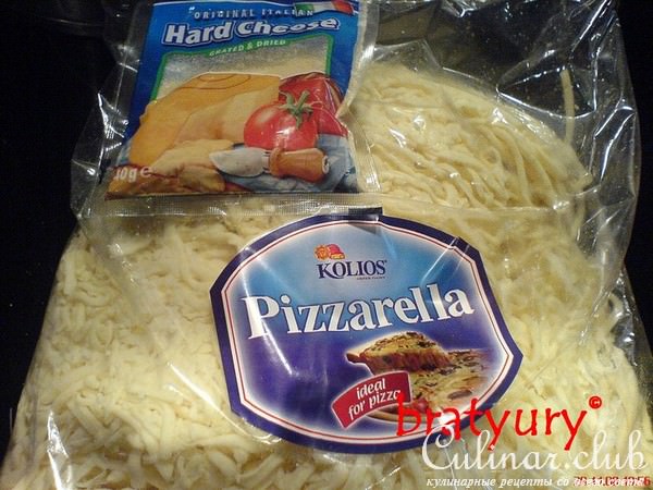 Pizza con funghi quasi margaret