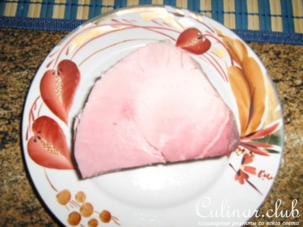 Макароны с окороком и сыром