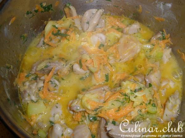 Курочка с кабачками