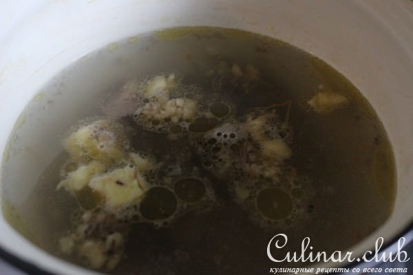 Каша из многозлаковых хлопьев с мясом и сыром " Завтрак богатыря"