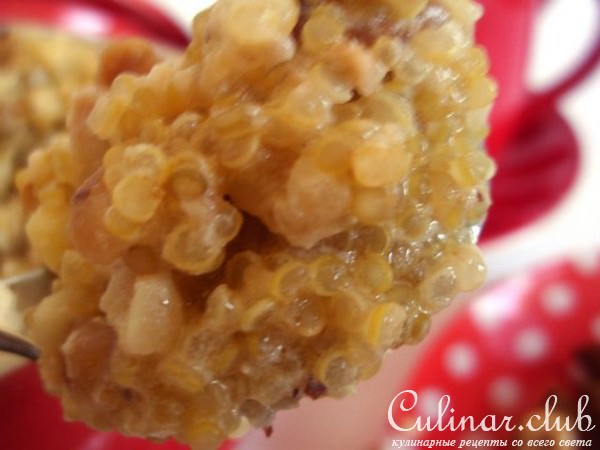 Каша из киноа с орехами, медом и сливками. Тест-драйв.