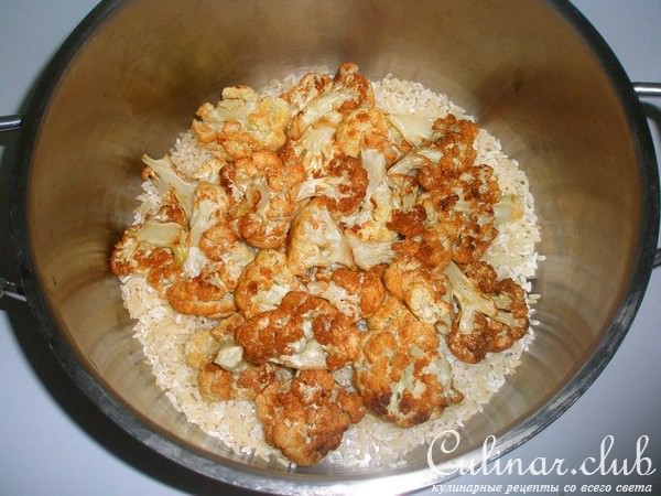 Плов с цветной капустой