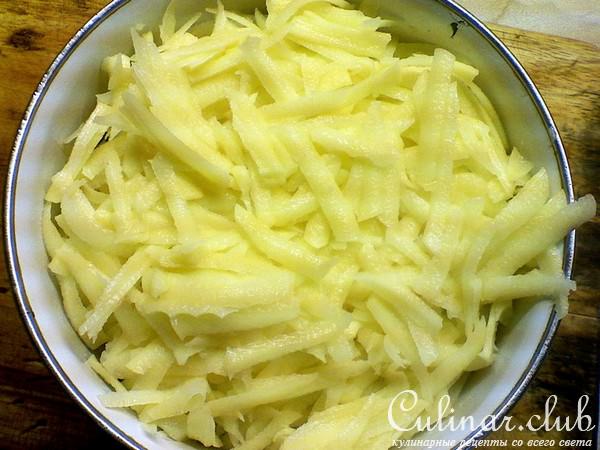 "КАРТОФЕЛЬНЫЕ ОЛАДУШКИ С СЁМГОЙ"