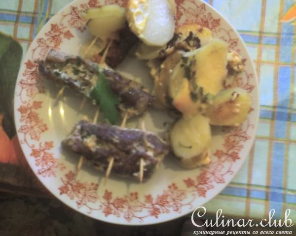 Рулетики с сыром