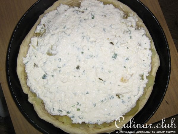 Луково-картофельный киш