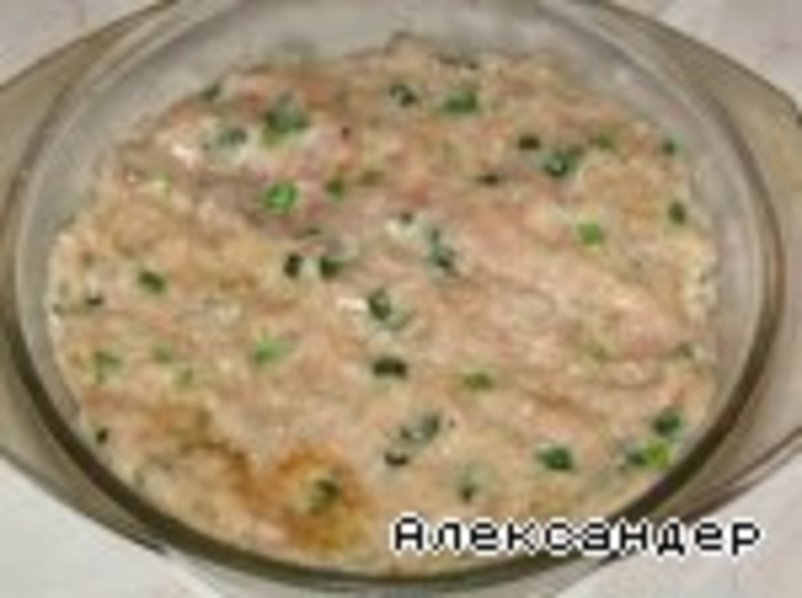 Запеканка из куриного фарша "Солнышко"