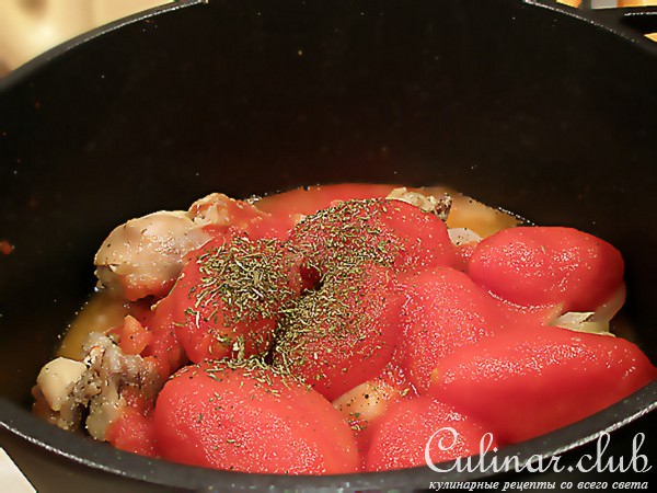 Чахохбили с курицей