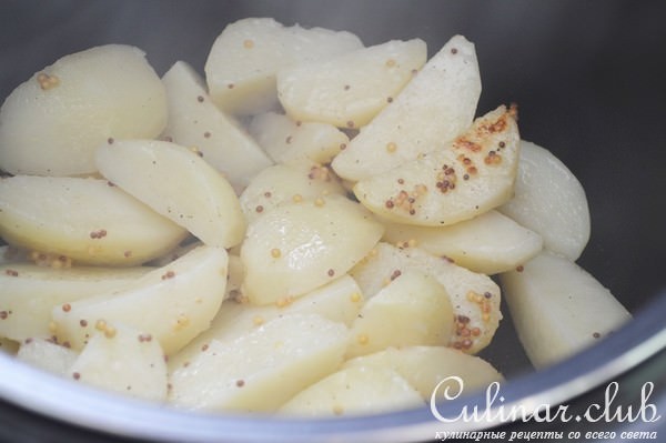 Картофель запеченный с чесноком и горчицей. Тест-драйв.
