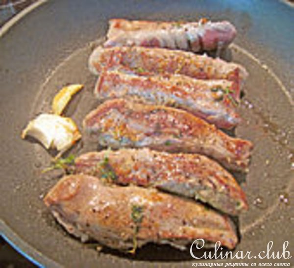 Маринованная,пикантная баранина с овощами.