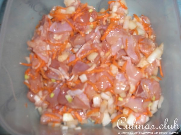 "Фаршированные куринные голени"