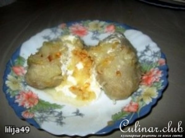 Цепелинай и картофельные блинчики
