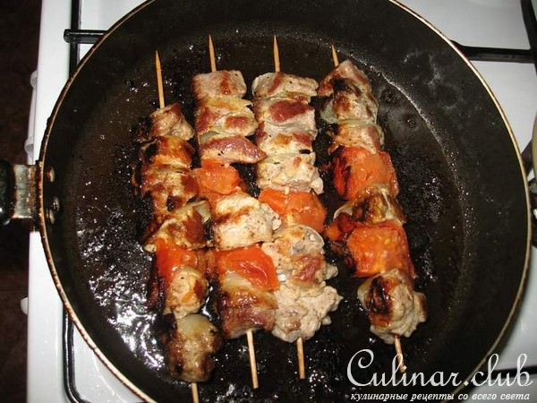 Шашлычки по-домашнему (на шпажках)