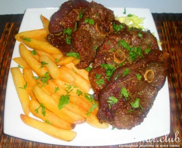 Стейки из баранины с кунжутом