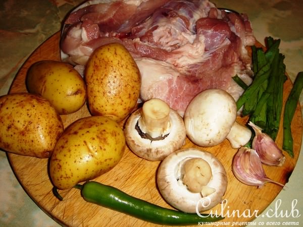 Картошечка под "мясным одеялом"