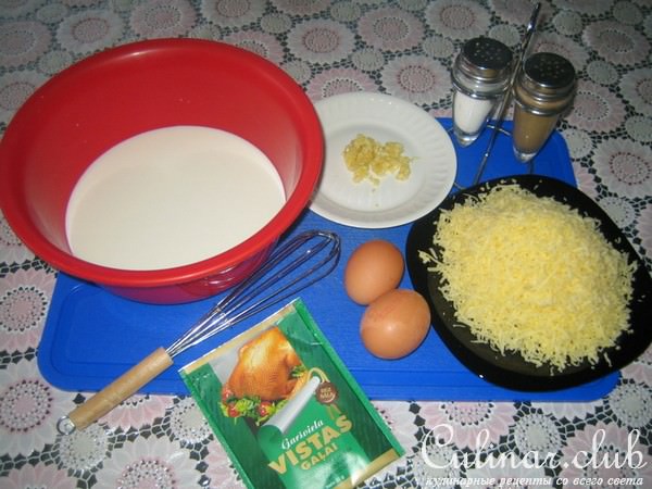 Курица в сыре