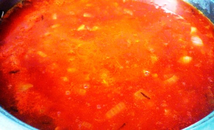 Классический полоу с помидорами (персидская кухня)