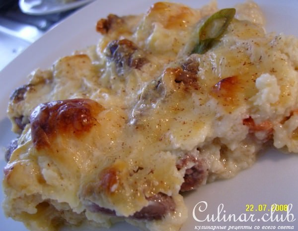 Запеченые куриные сердечки с цветной капустой