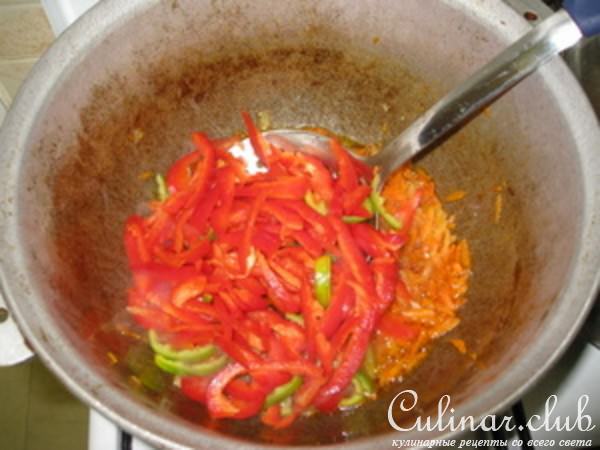 Бамия с овощами