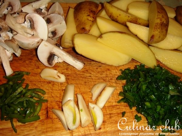 Картошечка под "мясным одеялом"